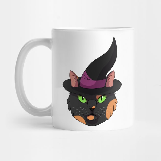 Tortoiseshell Witch Cat by dragondoxie